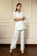 Pistachio Dream Silk Co-ord Set