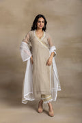 Kota Doriya Bliss Beige Suit Set